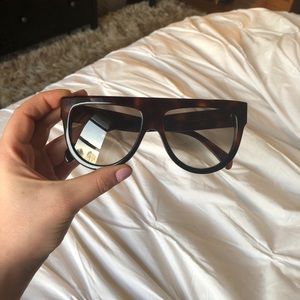 Women’s Celine flattop gradient shield sunglasses